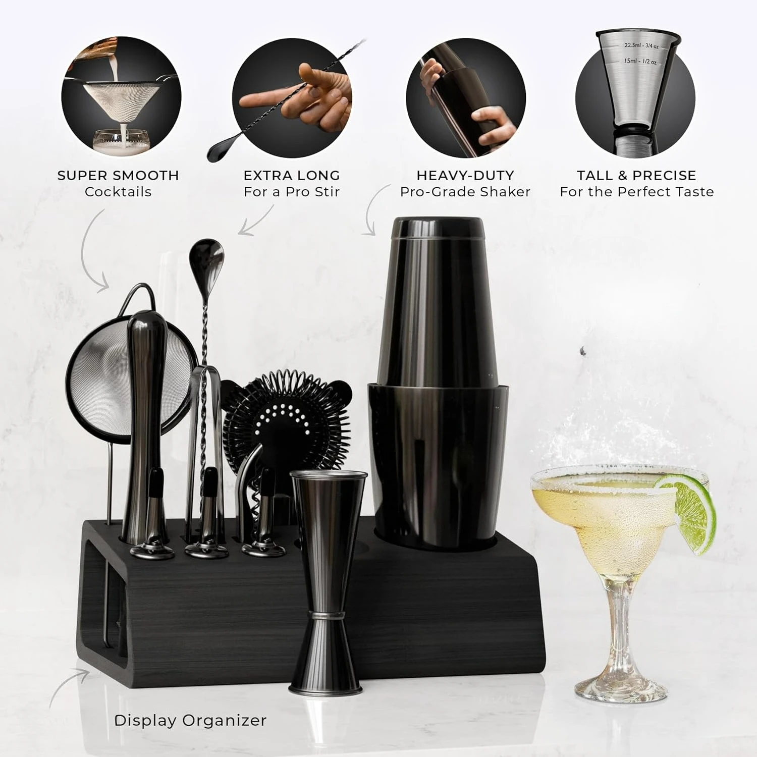 14Pcs Cocktail Shaker Set 28oz - Boston Shaker Set review and price