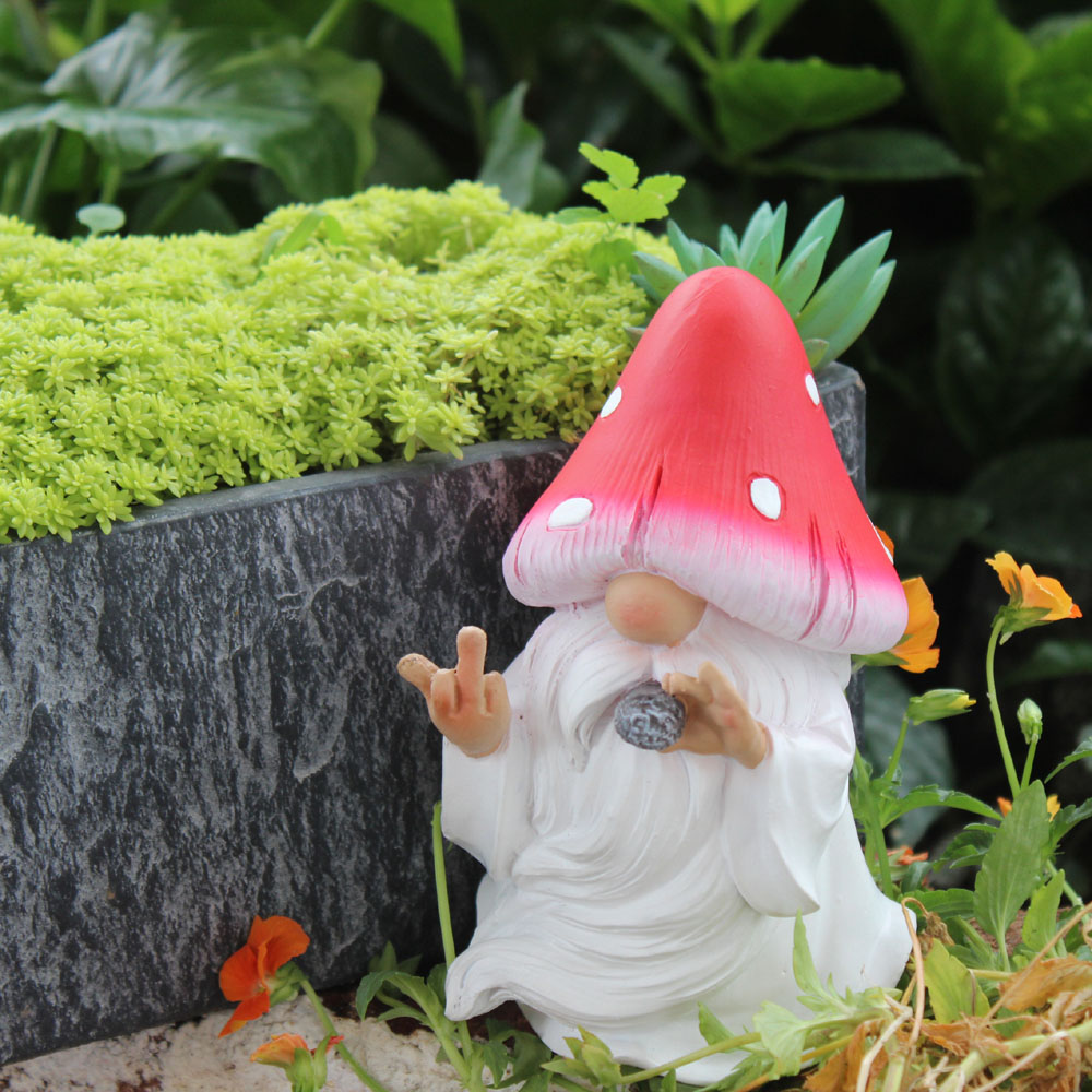 Mushroom Smoking Gnomes Funny  - Home Bargains review and price