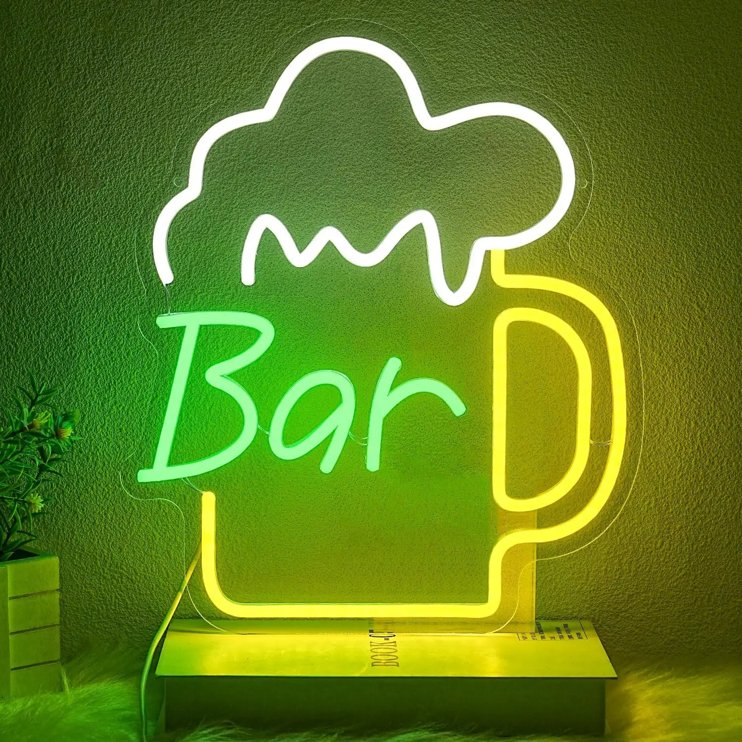 Beer Bar Neon Sign USB Dimmabl - Home Bar Signs review and price