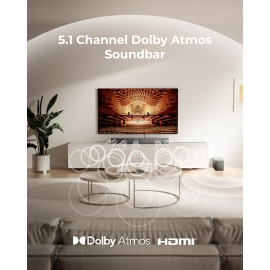 5.1CH Surround Sound Bar with  - Home Bar And Theater review and price