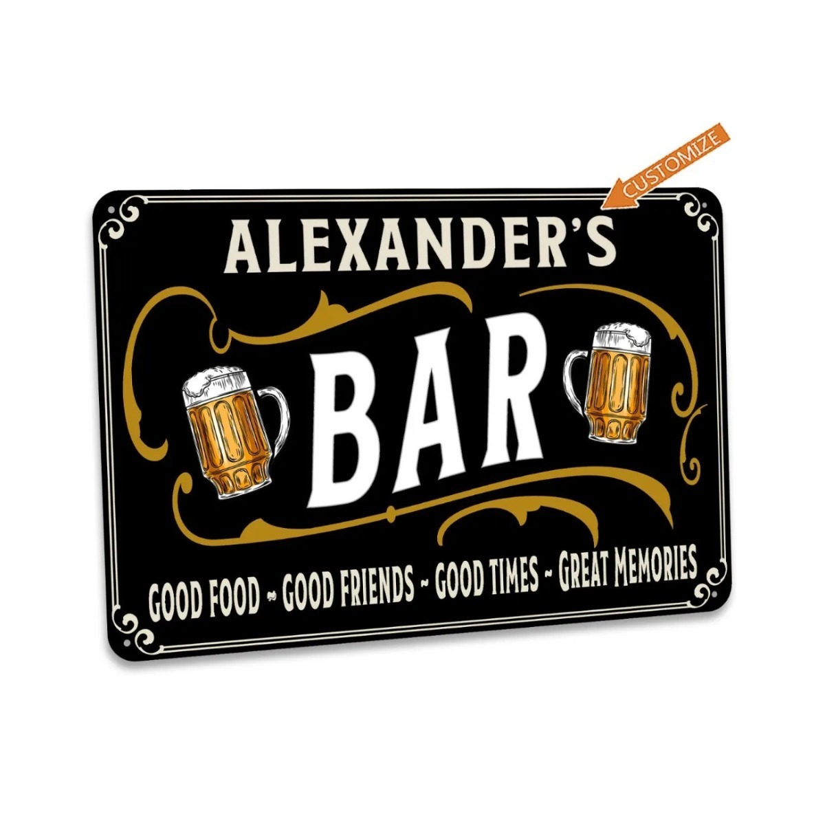 Custom Bar Sign Personalized H - Home Bar Signs review and price
