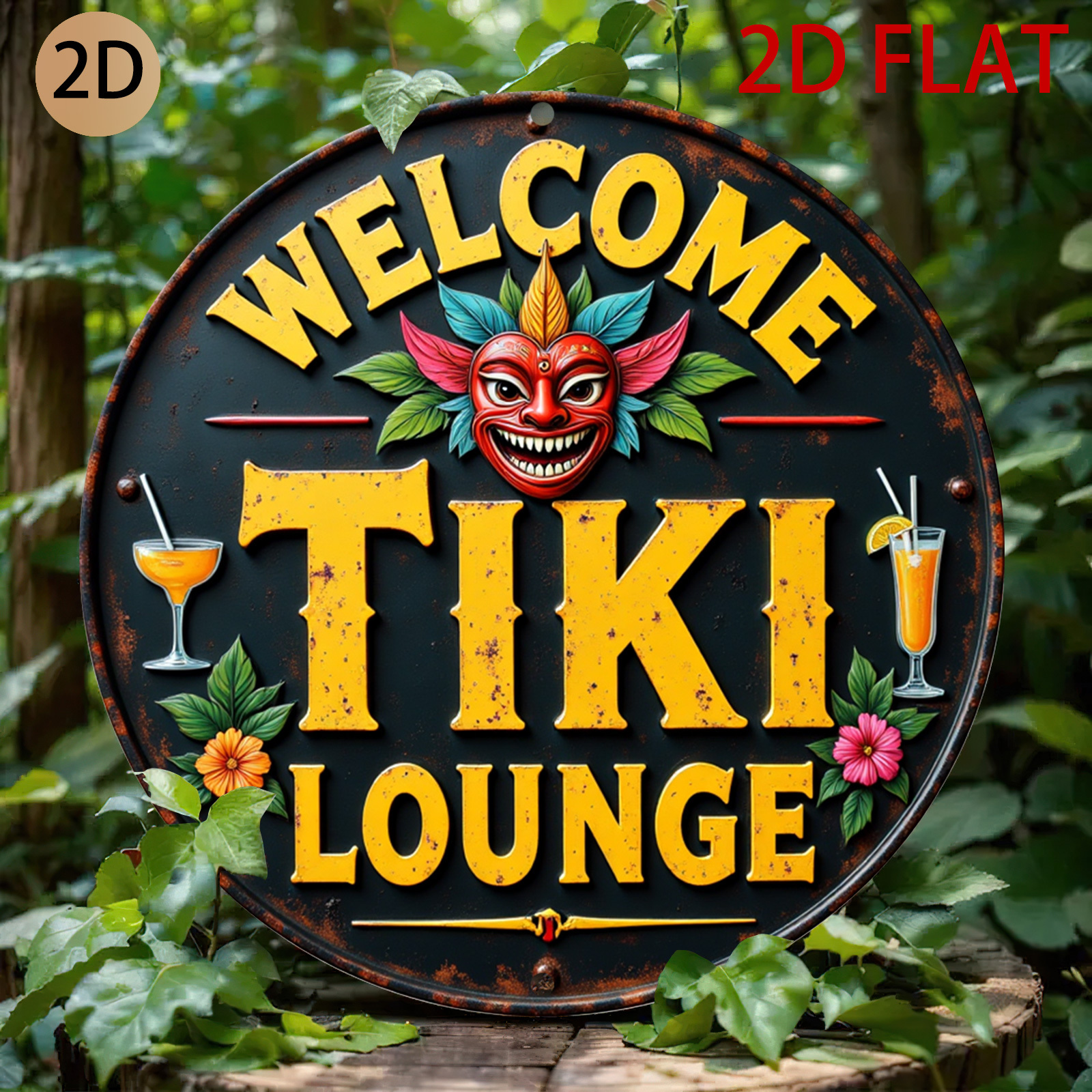 Retro Tiki Lounge Sign - Tropi - Home Bar Lounge review and price