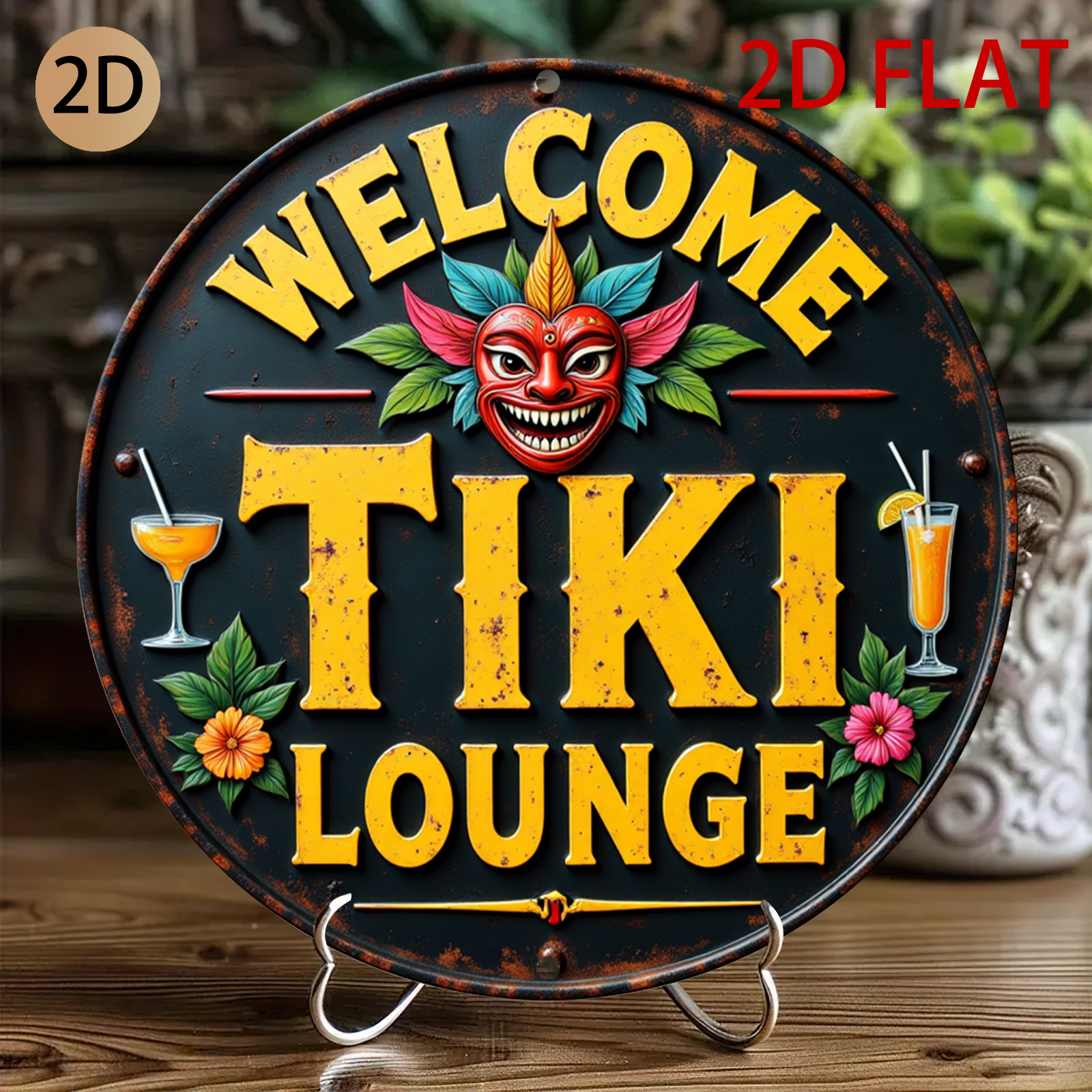 Retro Tiki Lounge Sign - Tropi - Home Bar Lounge review and price