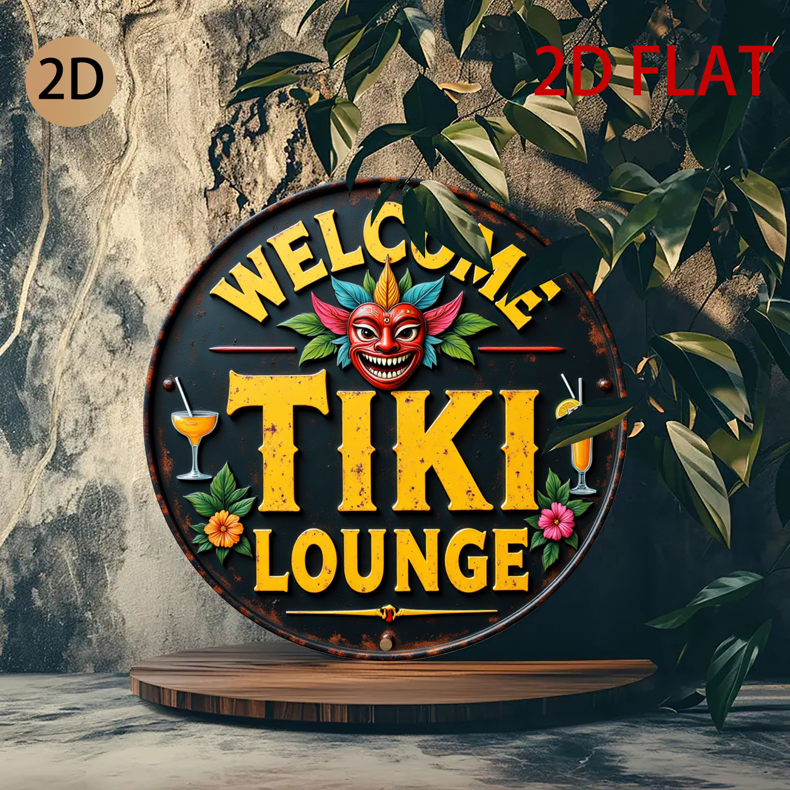 Retro Tiki Lounge Sign - Tropi - Home Bar Lounge review and price