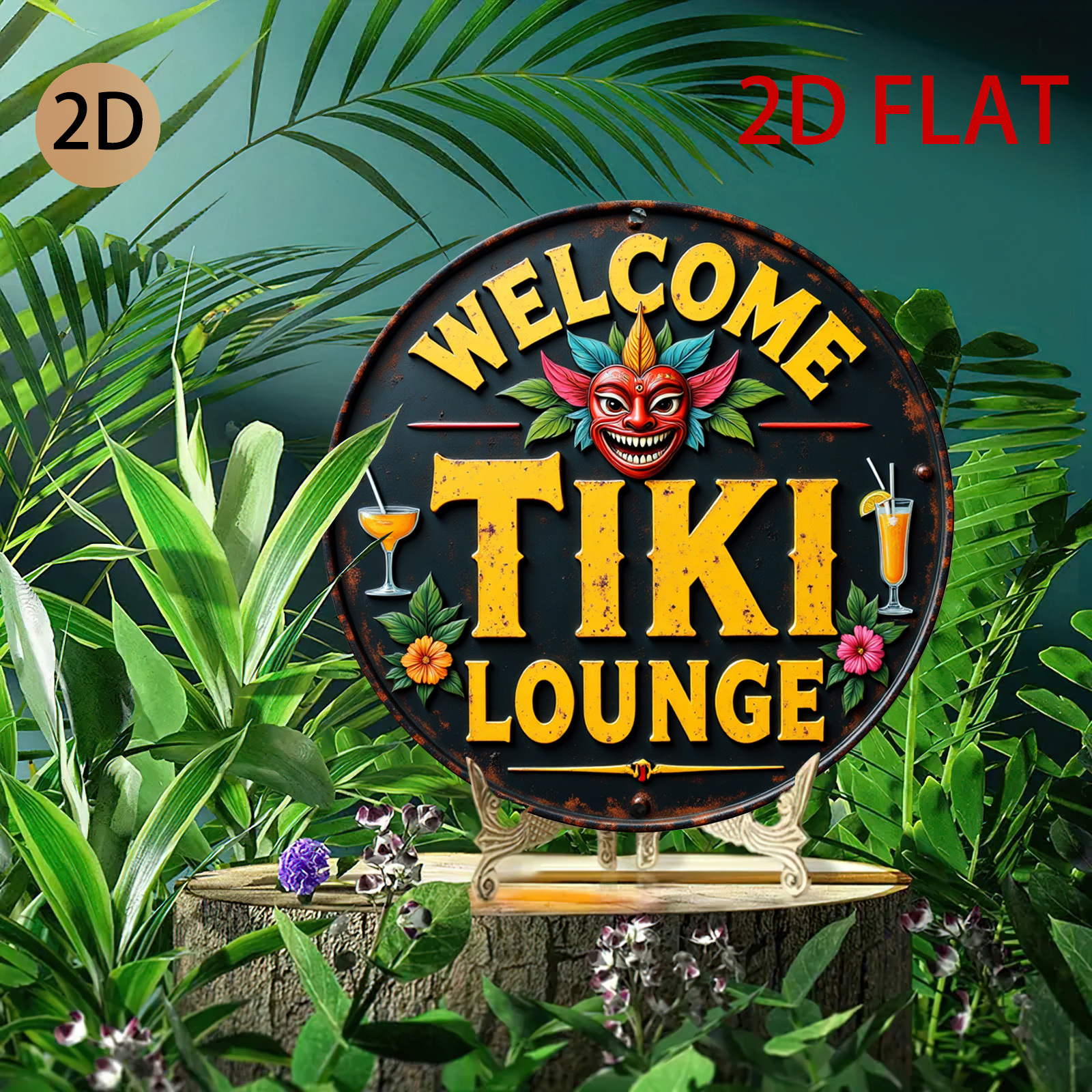 Retro Tiki Lounge Sign - Tropi - Home Bar Lounge review and price
