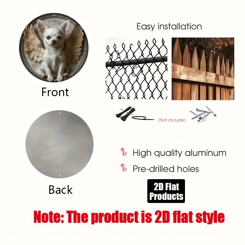 2D Flat, 1pc, Chihuahua Theme, - Home Bar And Coffee review and price