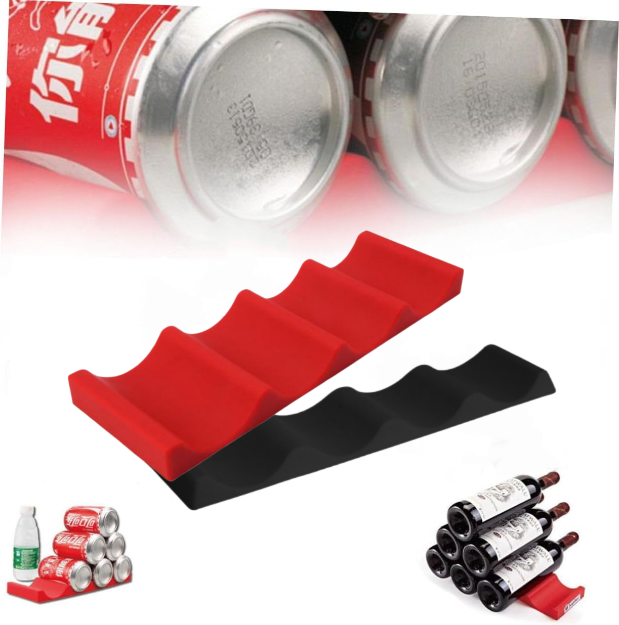 Bottle Stacker Rack Silicone F - Home Bar And Fridge review and price
