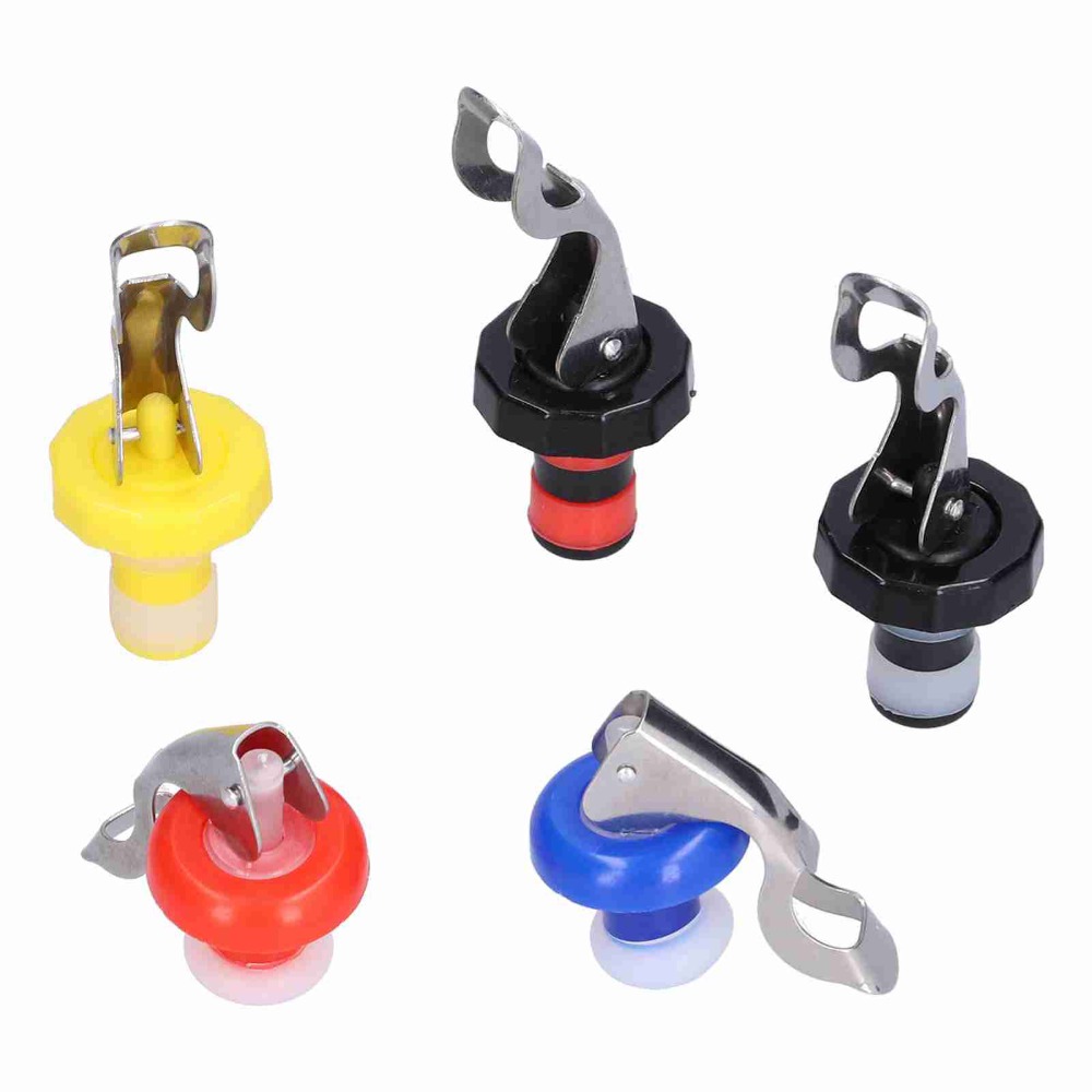 5pcs Silicone Wine Bottle Plug - Wine Preservation Pump review and price