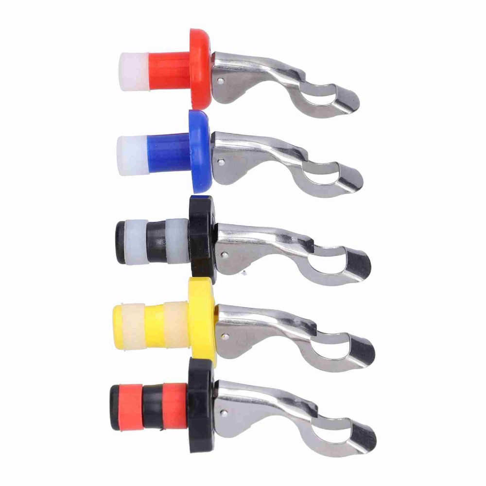 5pcs Silicone Wine Bottle Plug - Wine Preservation Pump review and price