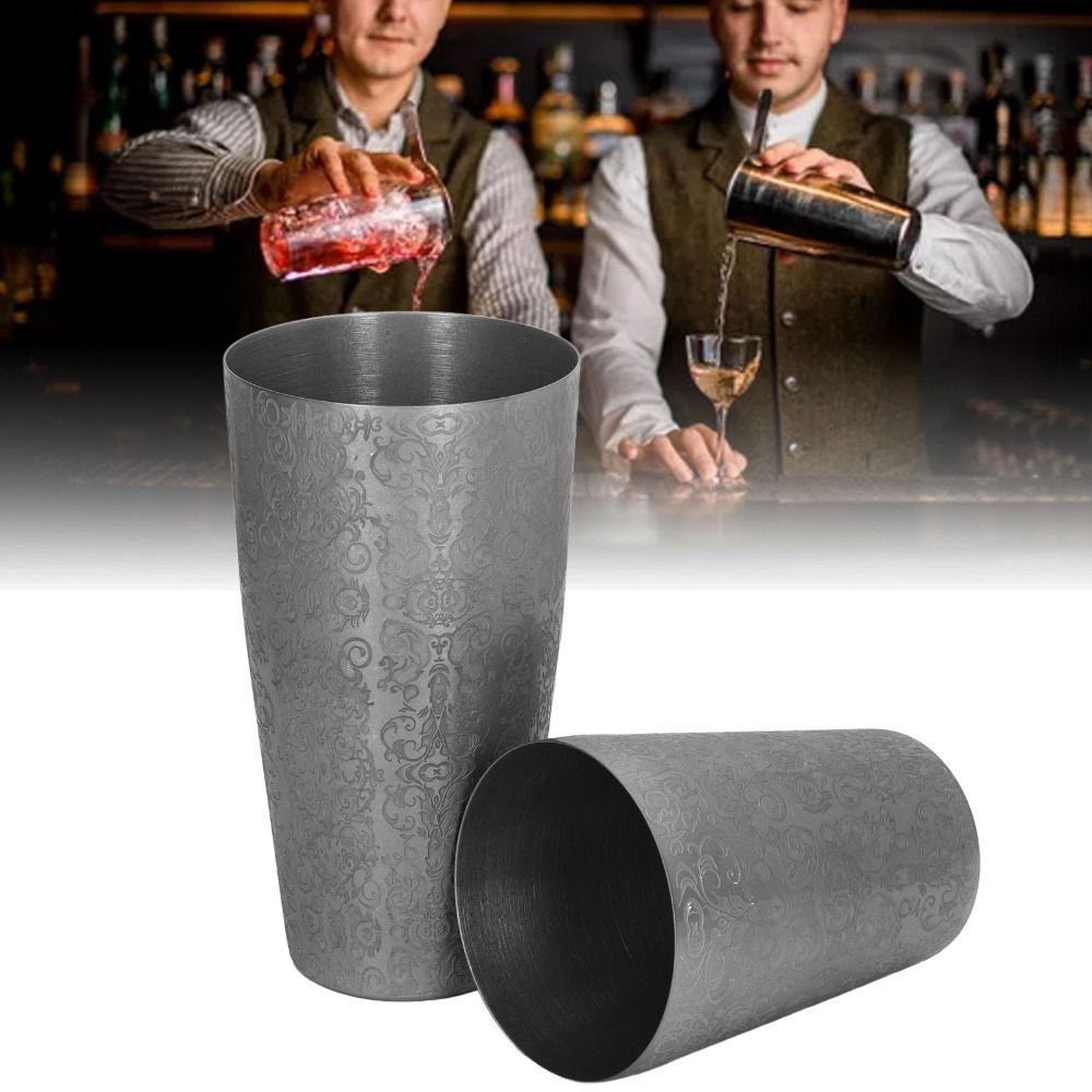 2 Piece Set Etched Pattern Bos - Boston Shaker Set review and price