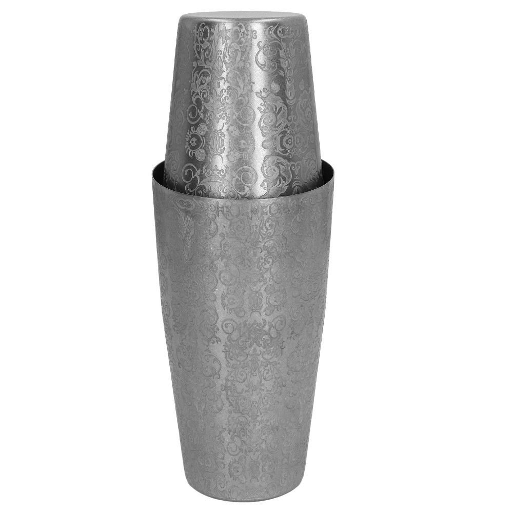 2 Piece Set Etched Pattern Bos - Boston Shaker Set review and price