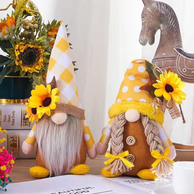 New Sunflower Farmhouse Gnome  - Home Bargains review and price
