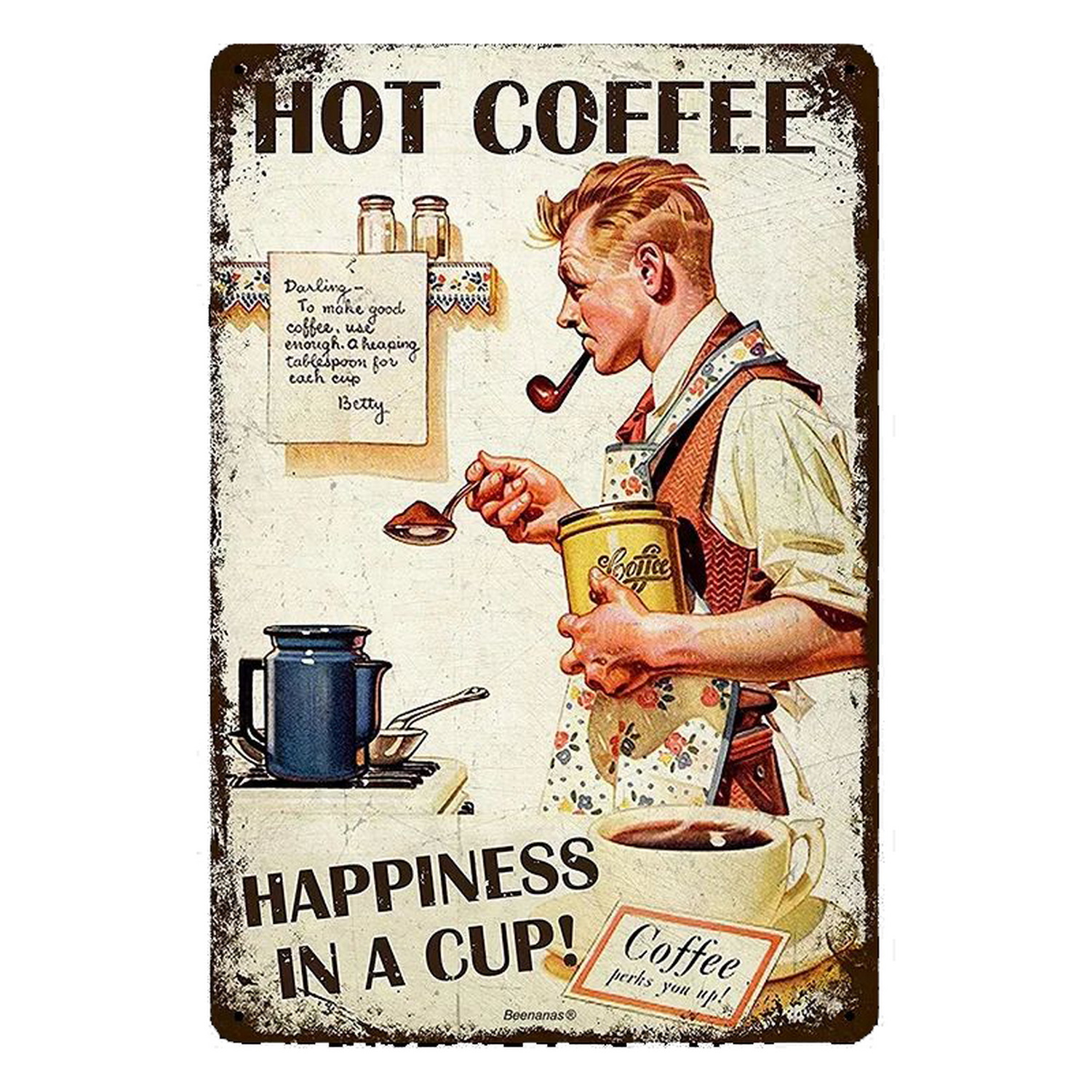Metal Tin Signs Italian Coffee - Home Bar And Coffee review and price